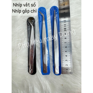 Nhíp xỏ chỉ máy vắt sổ, cuốn biên