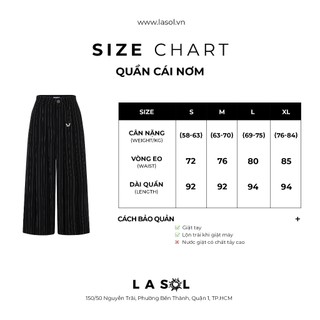 QUẦN DÀI LASOL CÁI NƠM PANTS