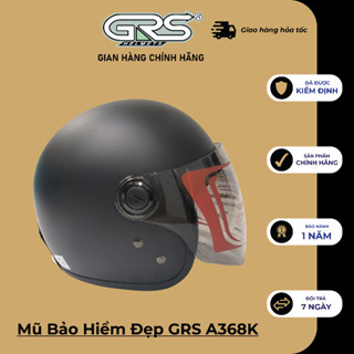  Mũ Bảo Hiểm Đẹp GRS A368K  nhiều màu  