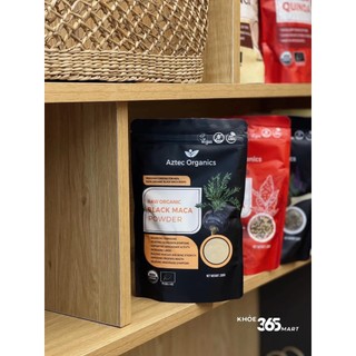 Bột Nhân Sâm Maca Đen Hữu Cơ Aztec Organics 200G
