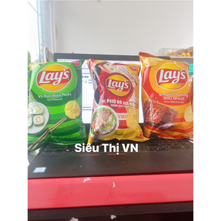 (Gói Siêu To) Bim Bim Khoai Tây/ Bim Bim Lays Đủ Vị 90g - DATE MỚI