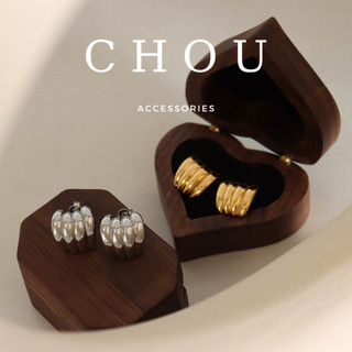 Bông tai titan, khuyên tai titan layer | chou accessories |