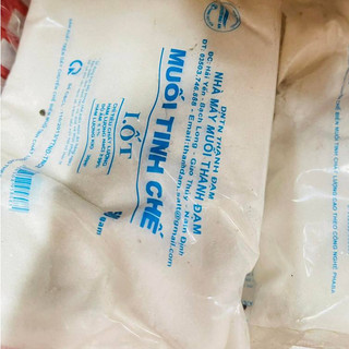 Gói muối tinh sạch iốt - gói muối tinh khiết 650gr
