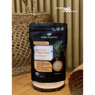 Bột Nhân Sâm Maca Đen Hữu Cơ Aztec Organics 200G