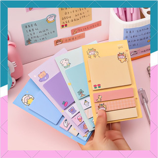 Giấy note, giấy ghi chú đánh dấu trang sách nhiều màu xinh xắn