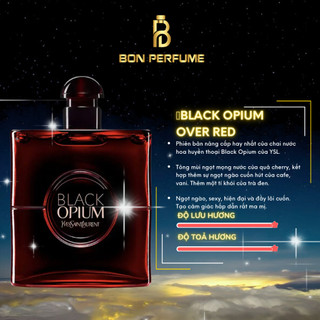Nước hoa nữ y.s.l black opium over red edp 10ml