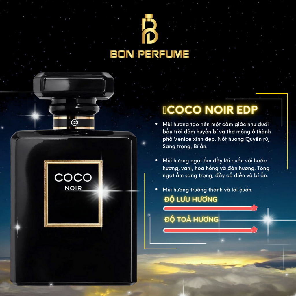 Nước hoa nữ CN COCO NOIR EDP 10ml BON PERFUME