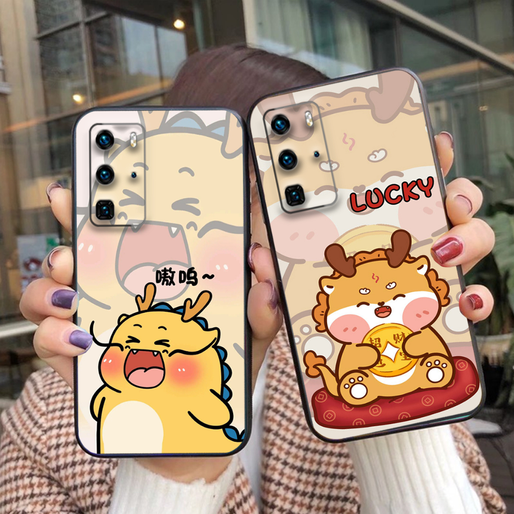 Ốp lưng Huawei P40 / P40 Pro / P40 lite in hình Rồng nhiều mẫu hot trend,cute,giá rẻ