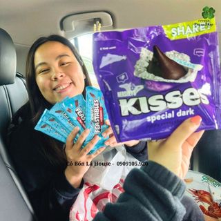 Socola hershey's kisses / nuggets / kitkat túi 286gr ~306gr các loại