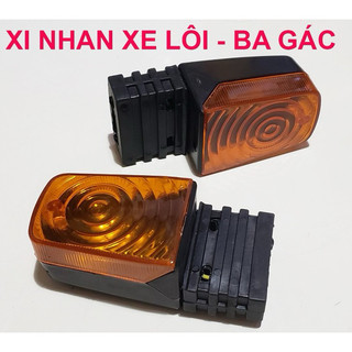 Cặp xi nhan trước xe ba gác (ba bánh)