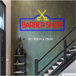 Đèn neon led cho tiệm tóc barber kích thước to - trang trí tiệm tóc, nhà cửa- sản xuất theo yêu cầu - decor_mid_sàigòn