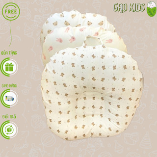 Gối chống trào ngược - đệm chống trào ngược xô muslin/ trần bông cho bé sơ sinh