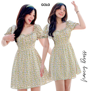 Đầm narcy - đầm cúp ngực tay phồng