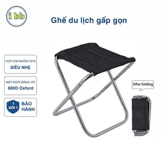 Ghế du lịch xếp gọn đi câu cá, đi phượt siêu nhẹ - có túi