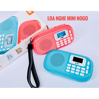 Loa Nghe Mini NOGO Q15 kèm thẻ nhớ 8gb - 16gb Tiếng Anh - Tiếng Trung , có kết nối BLUETOOTH - Tặng kèm đầu lọc thẻ