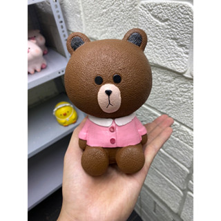 Ống Heo/Lợn tiết kiệm hình gấu đáng yêu (kích thước 15x9,5cm)Gấu Nâu