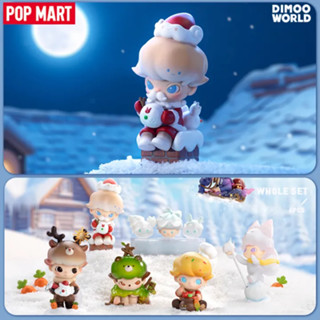  Pop Mart: DIMOO Letters from Snowman  Blind box full set 6 hộp  