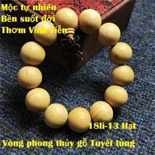Vòng Tay Phong Thủy, Gỗ Tuyết Tùng Nhật Bản quý hiếm, hoàn tiền nếu không đúng gỗ