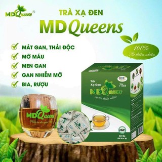 Combo 5 hộp trà xạ túi lọc MDQUEENS PLUS. 100% natural giúp ổn định huyết áp, hạ mỡ máu, men gan cao,vv