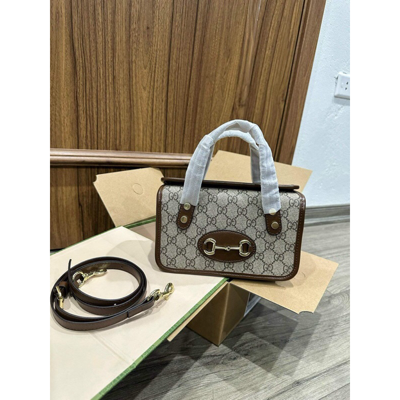 Túi xách nữ G.C hoa hậu sz23cm hàng chuẩn bản cao cấp móc túi mo vịt dập logo 2 đầu 2bocx nam châm video ảnh thật MTA07