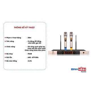 Micro không dây VinaKTV S600 Xmax