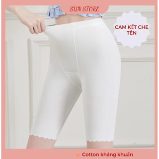 Quần legging đùi nữ chất thun lạnh co dãn mềm mịn, Quần mặc trong váy dạng lửng