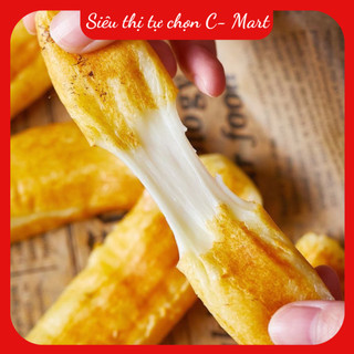 Phô mai nướng kéo sợi gói 600g có 10 thanh phô mai. Phô mai cực thơm, béo ngậy