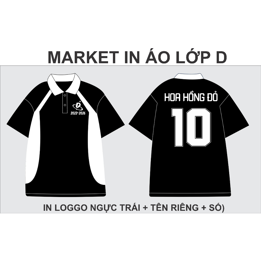 Đồng phục áo lớp form rộng tay lỡ giá rẻ