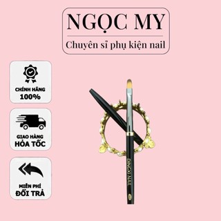 Cọ đắp gel đầu tròn dingxi nail , hàng chính hãng 100% lông chồn