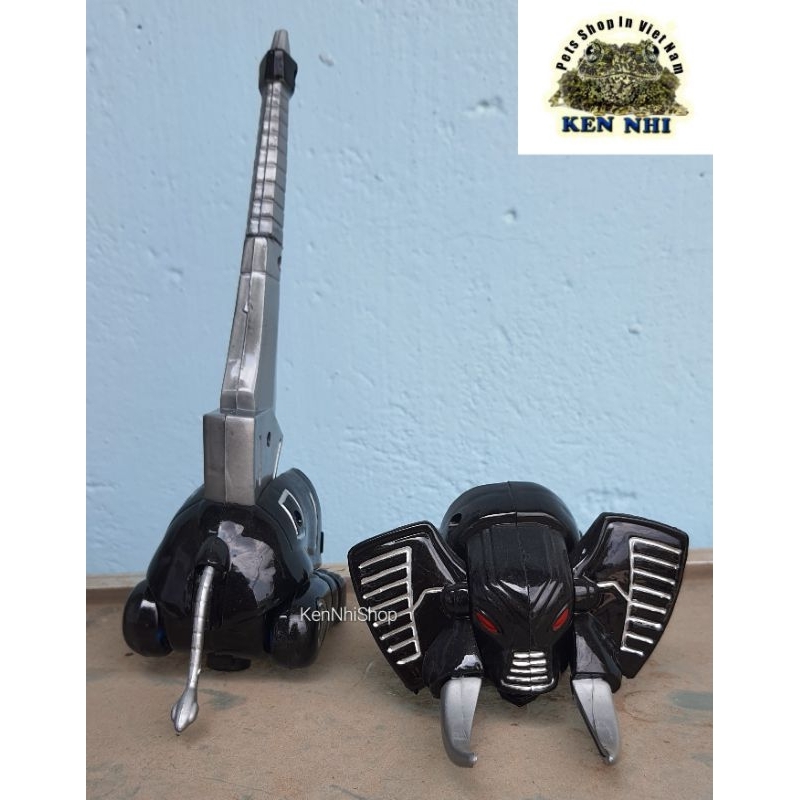 Mô hình đồ chơi siêu nhân gao Gaoranger china. Gao Voi Đen.