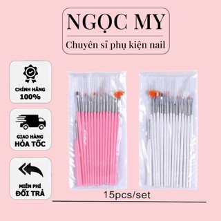 Bộ cọ vẽ 15 cây chuyên dụng nghành nail