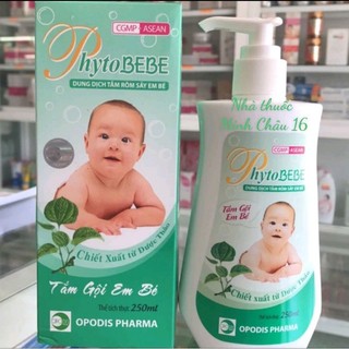 Dung dịch tắm rôm sẩy em bé PHYTOBEBE 250ml
