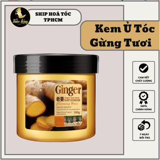 🔴kem hấp - xả - ủ - dưỡng tóc chiết xuất gừng tươi bioaqua 500gr