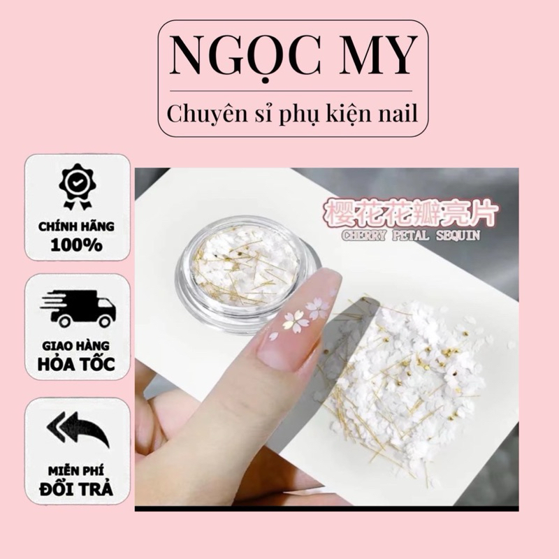 Phụ kiện nail-Hoa trang trí móng