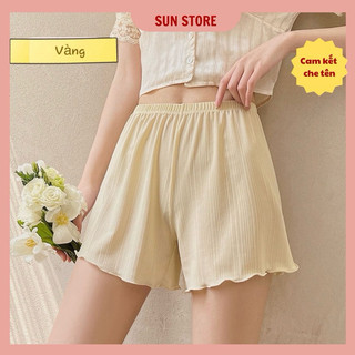Quần ngủ thun mềm mát, quần đùi cotton cạp chun