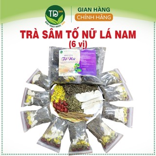 Trà sâm tố nữ lá nam, bổ huyết, hoạt huyết, làm chậm quá trình mãn kinh, giảm khô âm đạo, cân bằng nội tiết tố