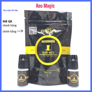 [ Chính Hãng ] 2 Chai Keo Magic Glue ít Cay, Keo Khô Nhanh Siêu Bền,Dùng Nối Mi Classic,Volume, Tạo Fan_Keo Nối Mi Bền