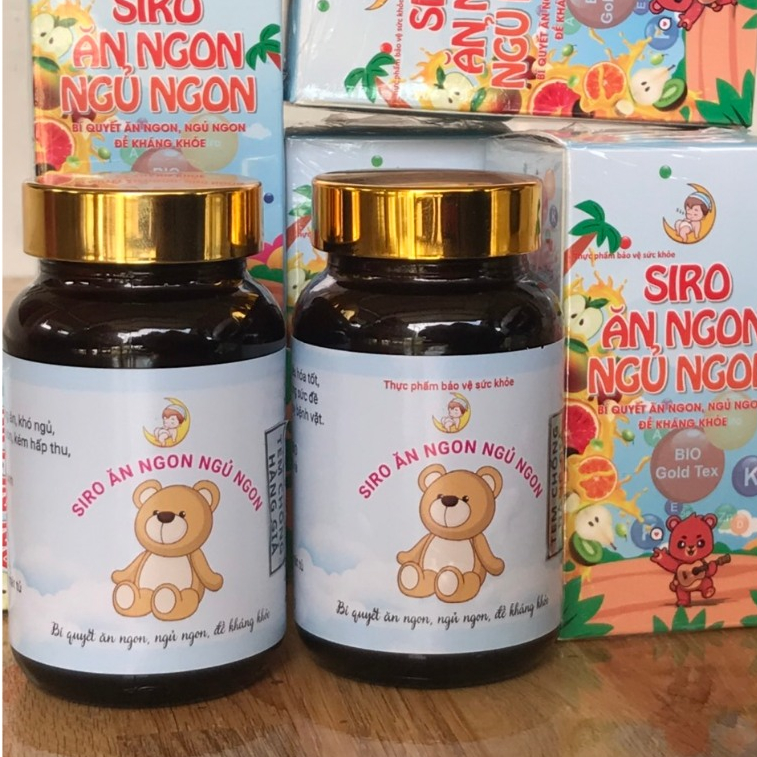 [CHÍNH HÃNG] Siro Gấu Ăn Ngon Tặng Muỗng cho bé, hỗ trợ bé hấp thu tốt, tăng đề kháng, phòng bệnh vặt