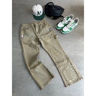 Quần Jean Double Knee màu tan TR7House form chuẩn