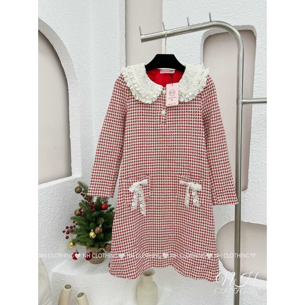 VÁY DẠ CỔ REN SIÊU XINH CHUẨN NHÀ NH CLOTHING