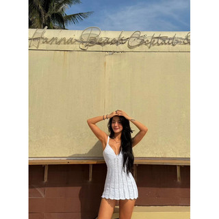 VÁY ĐẦM MÓC LEN ĐI BIỂN- BIKINI LEN HIMI101