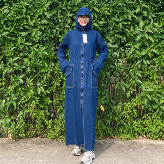 Áo Choàng Jeans Chống Nắng Toàn Thân Loại Đẹp Dày Dặn TD155A