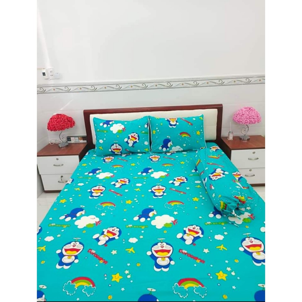Bộ Drap Cotton Thắng lợi 4 món, mềm mịn