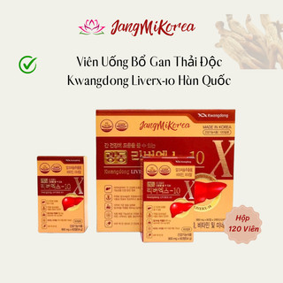 Viên uống bổ gan kwangdong liverx-10 hàn quốc daedong ginseng hộp 120 viên, giúp hạ men gan và bảo vệ sức khoẻ gan