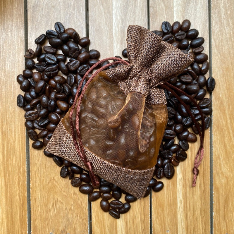 Túi thơm cafe 30g 50g hạt rang nguyên chất hương tự nhiên dễ chịu, khử mùi hút ẩm cho ô tô tủ đồ văn phòng