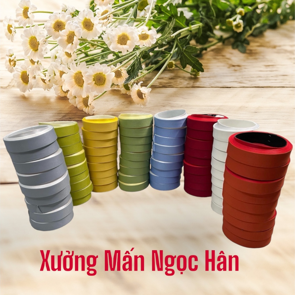 Khăn đóng - mấn xếp nam trơn nhiều màu vải tây thi