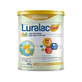 Sữa Luralac Gold BA dành cho trẻ biếng ăn loại 800gam