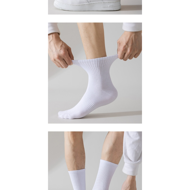 KHUYẾN MÃI tất thể thao cổ cao 16-18cm trơn