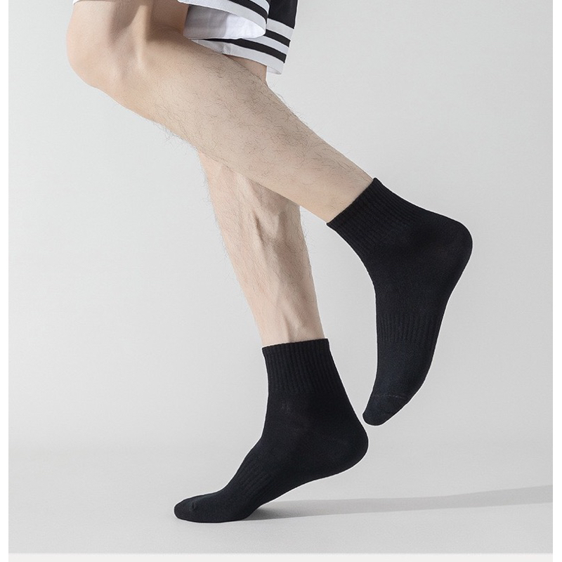 KHUYẾN MÃI tất thể thao cổ cao 16-18cm trơn
