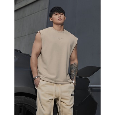 Áo Tank Top Nam Bo Cổ BLUESFLY Mới Không Tay Thể Thao Bozip, Thời Trang Fom Rộng Hè 2024